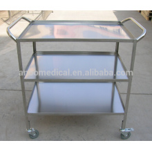 Medical stainless steel instrument trolley